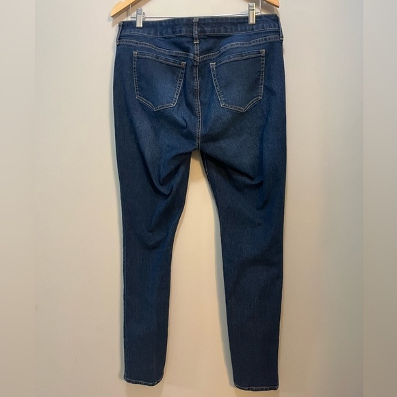 TORRID Tall Curvy Cuffed Skinny Blue Jeans Women's 12T Classic 5 pocket Denim - Picture 3 of 11